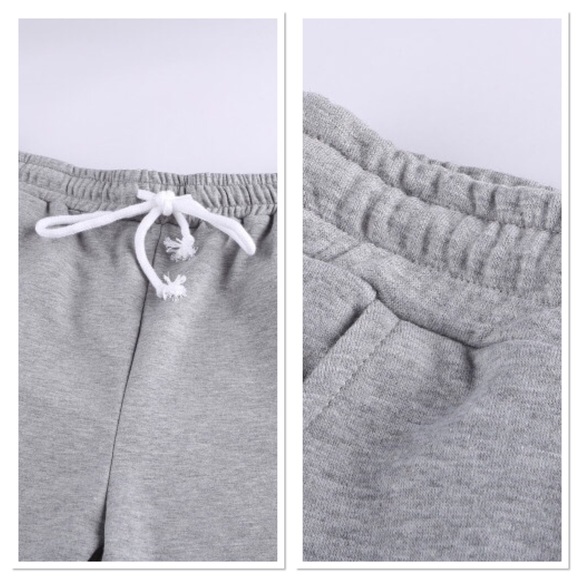 Color block cotton sweatsuit top and bottom - Picture 4 of 5